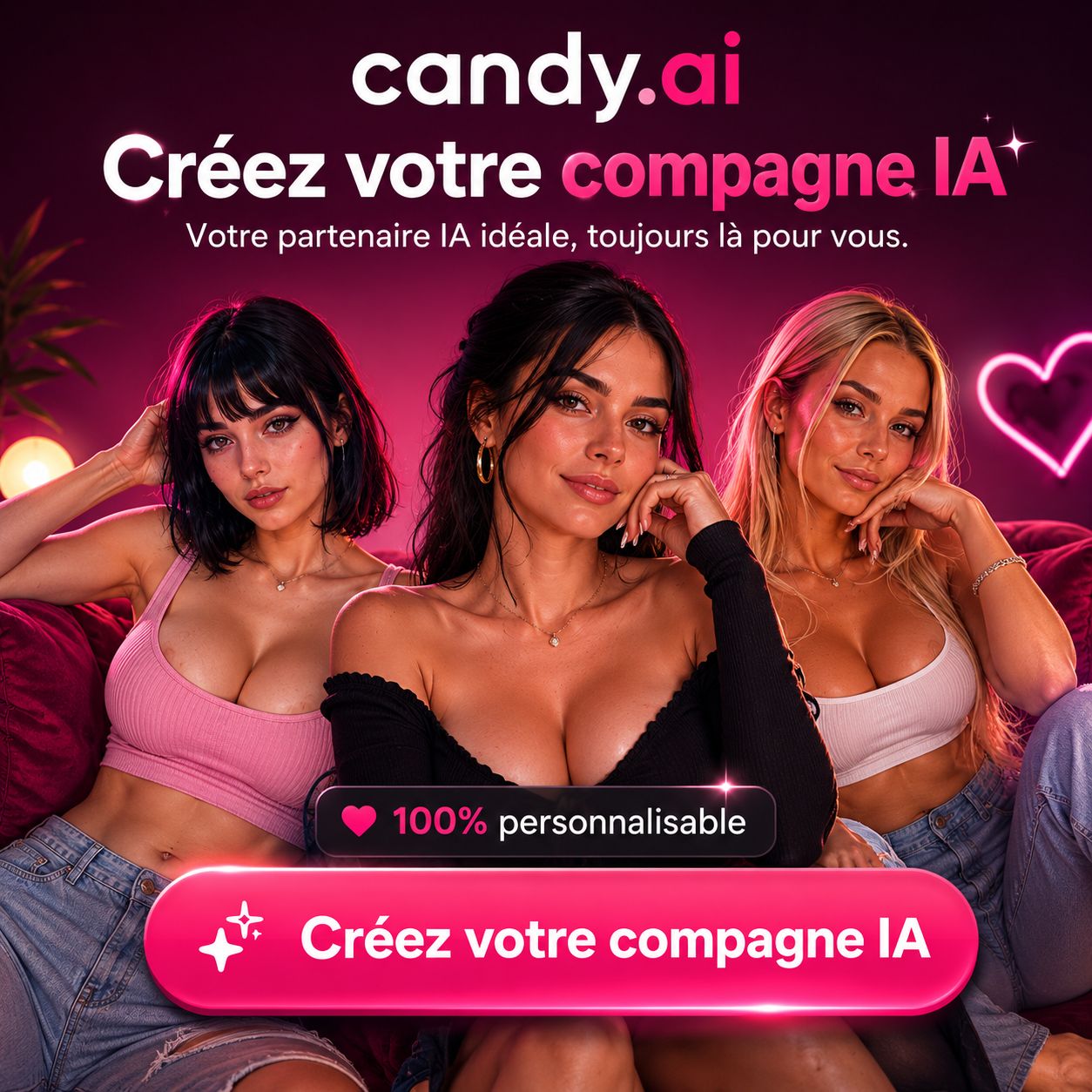 Personnages Candy AI