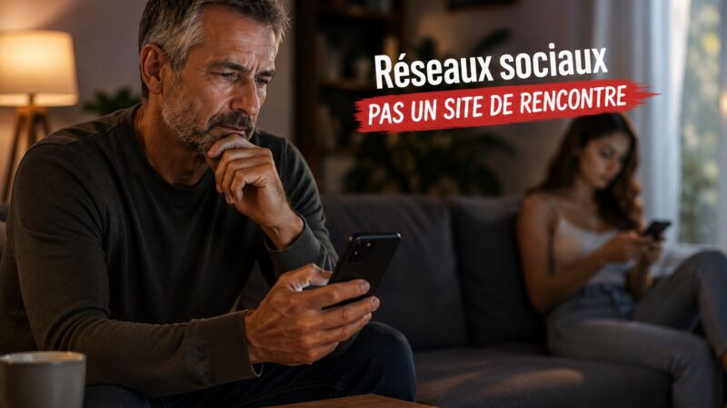 Pourquoi certains hommes utilisent les réseaux sociaux comme des sites de rencontre