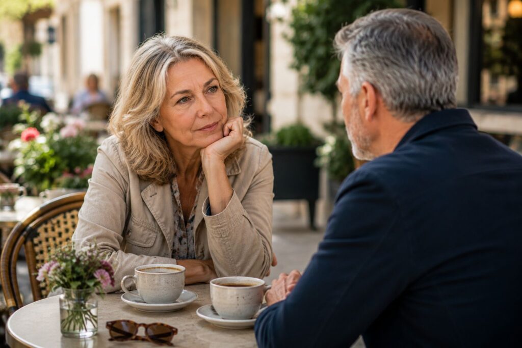 Pourquoi parler de son ex dès le premier rendez-vous est souvent une erreur après 50 ans