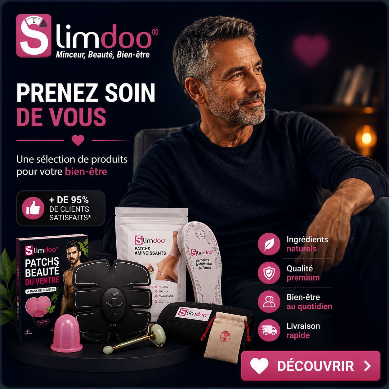 Slimdoo® - Portail - Page produits (homme)