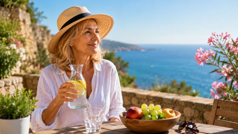 Les bons réflexes pour rester bien hydraté tout l'été après 50 ans