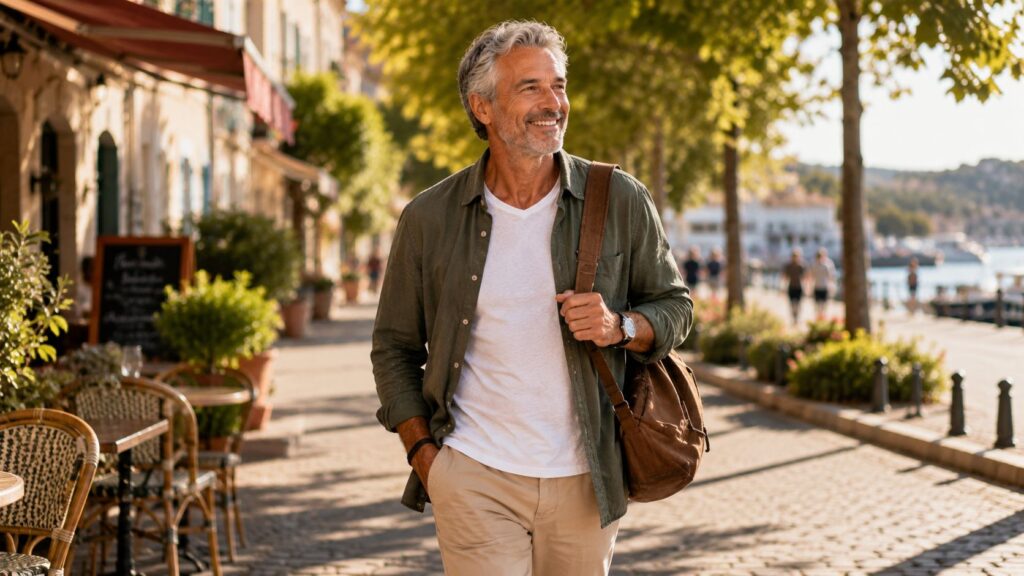 Pourquoi un homme heureux attire naturellement davantage après 50 ans